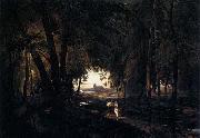 Karl Blechen The Woods near Spandau oil painting artist